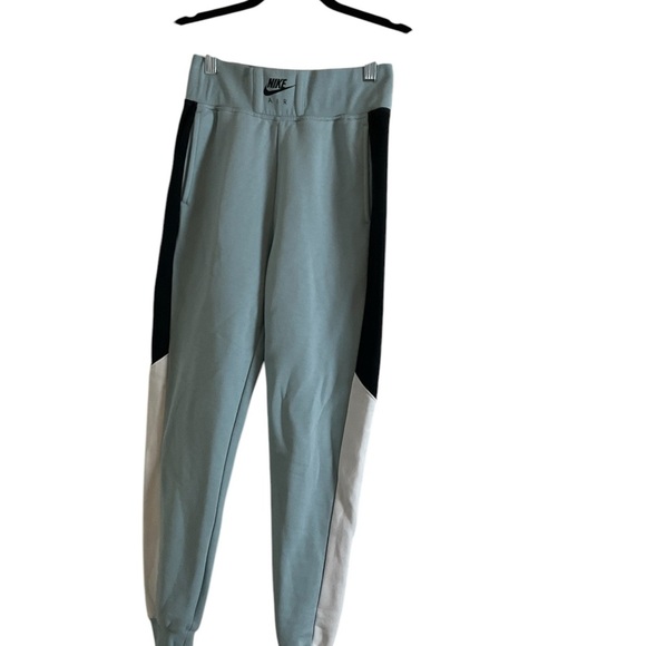 Nike Air Women's Cyan Heather Jogger Pants Sweats size XSMALL - Picture 1 of 9
